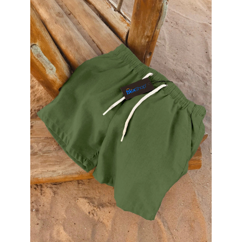 KIT 7 Shorts Linho - Estilo Mauricinho!