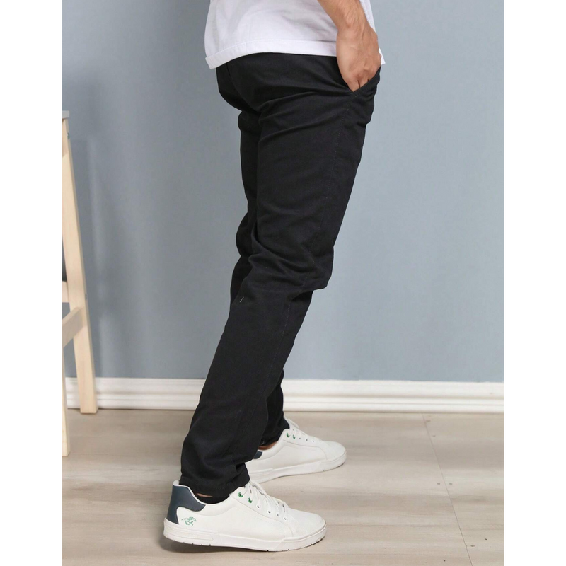 Calça Reta Masculina em Sarja [Kit 4 Unidades].