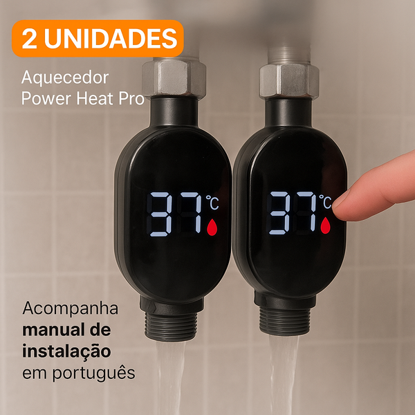 Aquecedor de Torneira Potente e Econômico (KIT 2 UNIDADES)!