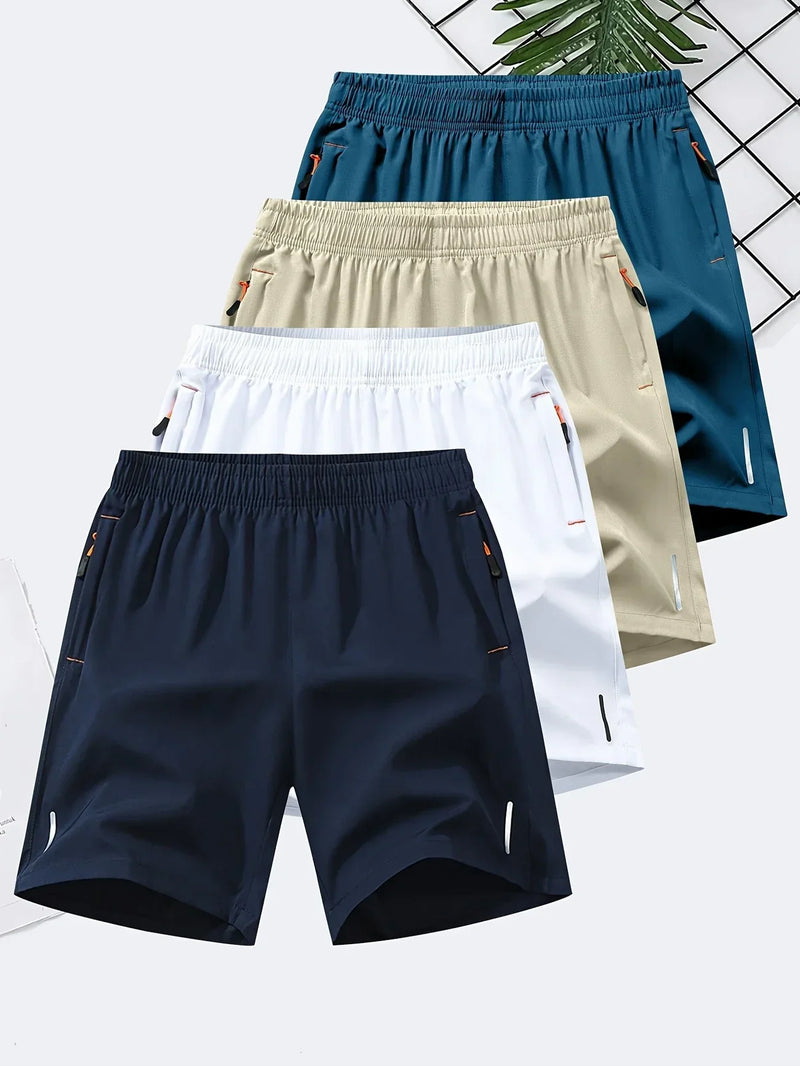 (Super Liquidação) Kit Bermudas de Seda Premium Zalven - COMPRE 1 LEVE 4