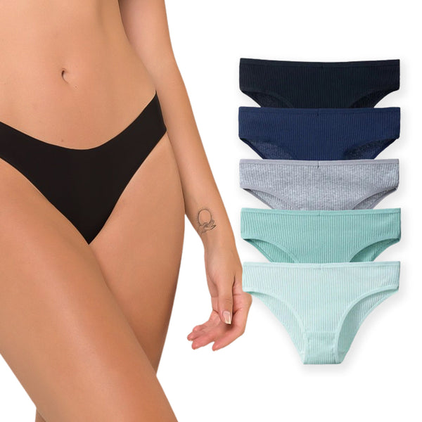 Kit Calcinhas Confort™ - Algodão Premium [COMPRE 2 LEVE 5]