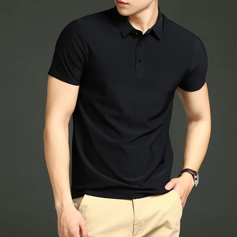 Camisas Polo em Tecido Premium Ice Silk! |COMPRE 3 & LEVE 5|.