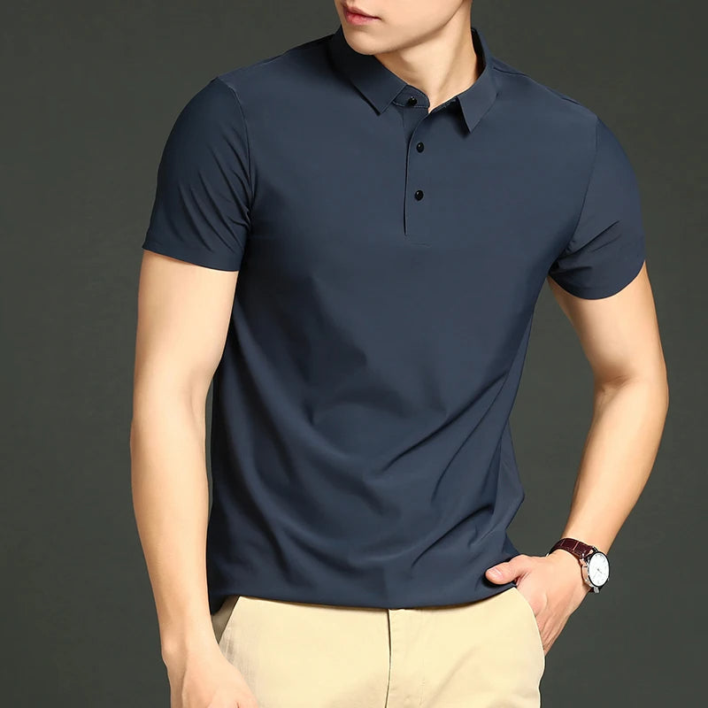 Camisas Polo em Tecido Premium Ice Silk! |COMPRE 3 & LEVE 5|.