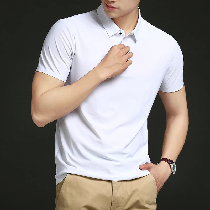 Camisas Polo em Tecido Premium Ice Silk! |COMPRE 3 & LEVE 5|.