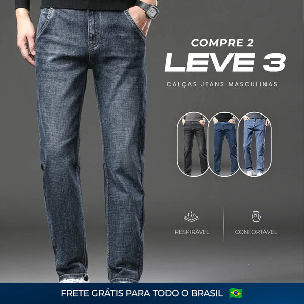 [COMPRE 2 LEVE 3] - Promoção Calça Jeans Classic - Direto da Fábrica
