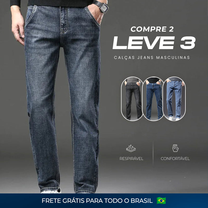 [COMPRE 2 LEVE 3] - Promoção Calça Jeans Classic - Direto da Fábrica